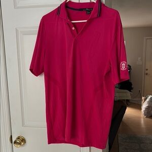 Ralph Lauren Red Polo Shirt Classic Style